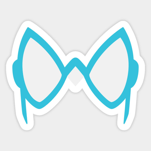 Dove Mask Sticker by Minimalist Heroes